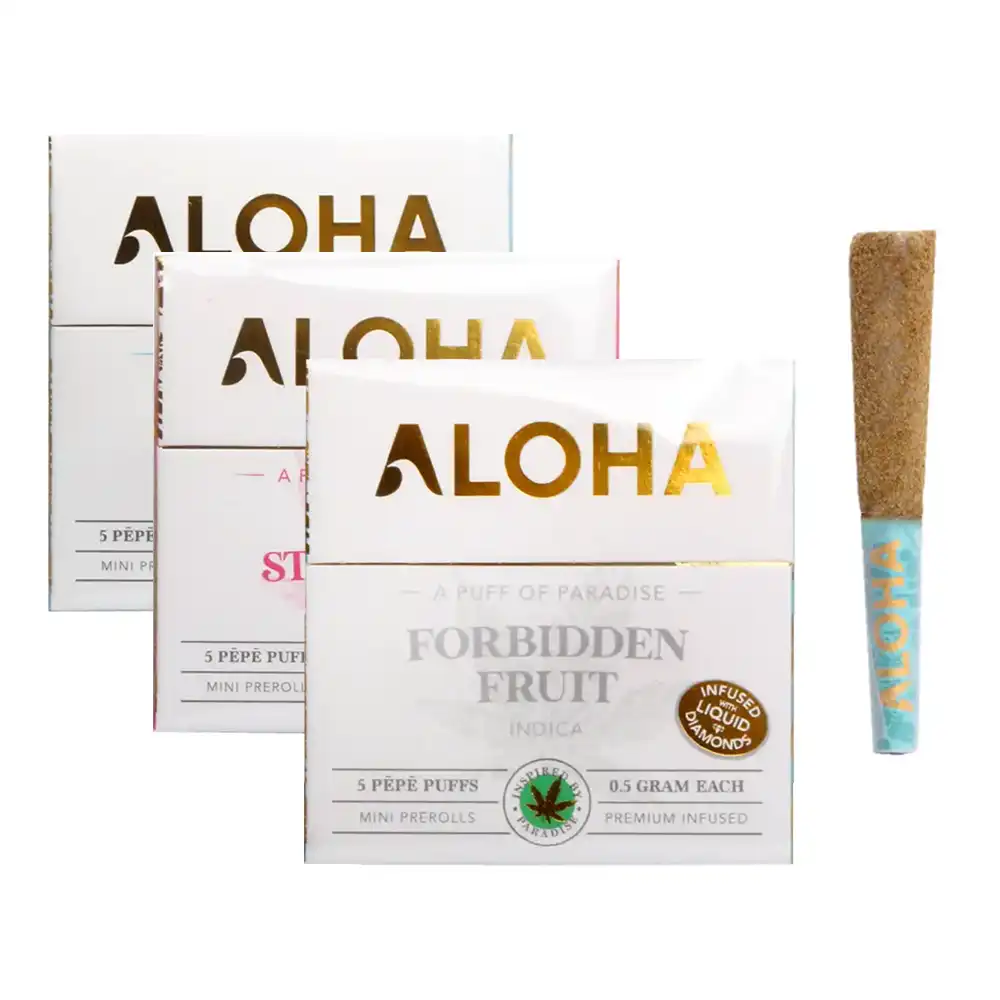 5 Aloha PePe Puffs Blue Dream Mini .5g Prerolls (Sativa)